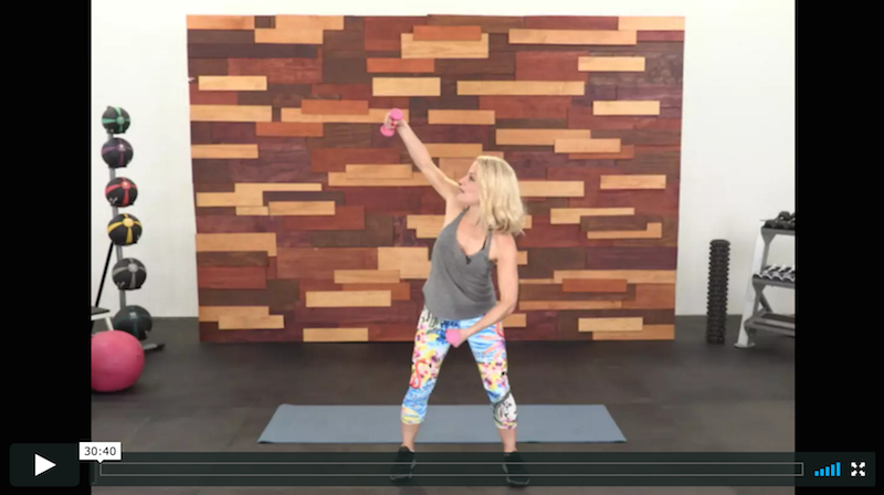 ARM, BACK AND BOOTY {30 MINUTE WORKOUT}