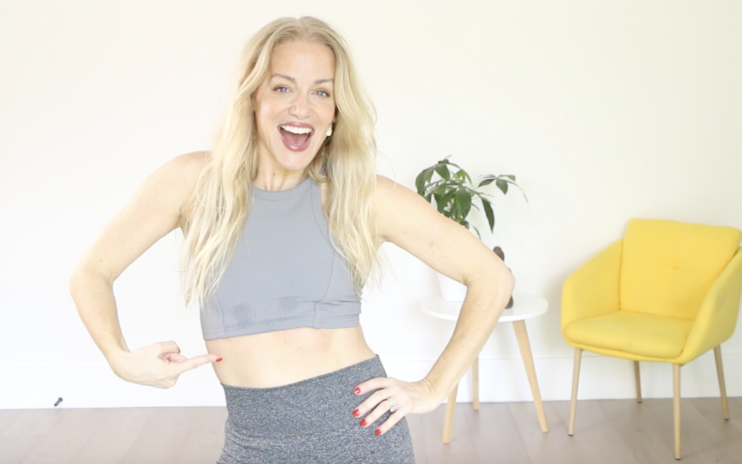 FLAT BELLY ON YOUR FEET {15 minute workout}